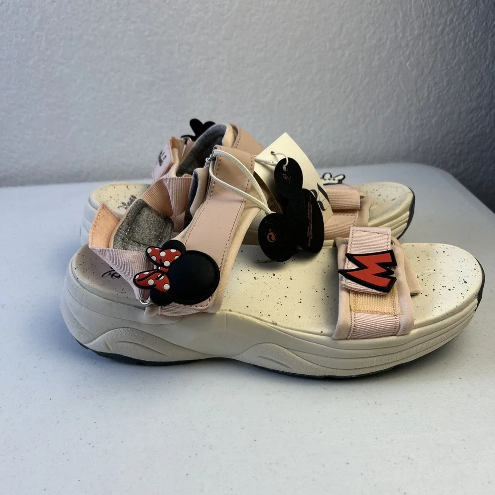 NWT Disney‎ Zara I Pink Minnie Mouse Sandals I Size 36 US 4 Character
